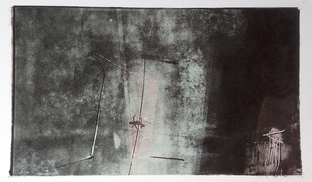 Still life, monotype, 21 x 15cm
