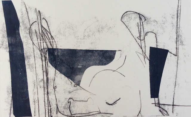 Nude, Monotype, 29,7 x 42cm