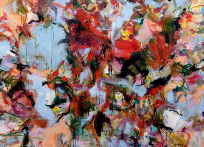 Ohne Titel, Öl auf Leinwand 150 x 105cm, 2023