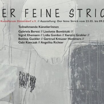 Exhibition ‘The fine line’ (Der feine Strich)
