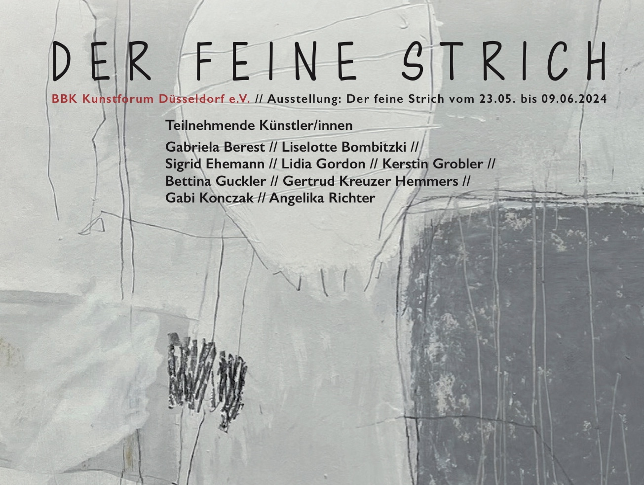 Ausstellung Der feine Strich