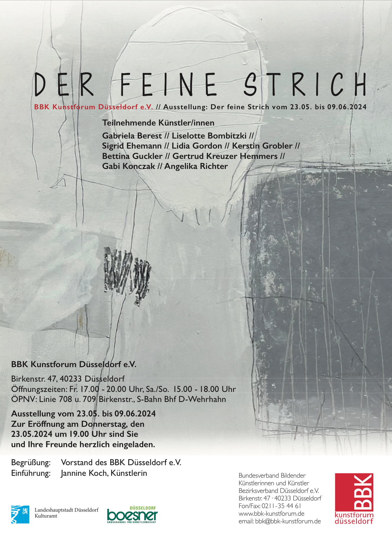 Ausstellung Der feine Strich