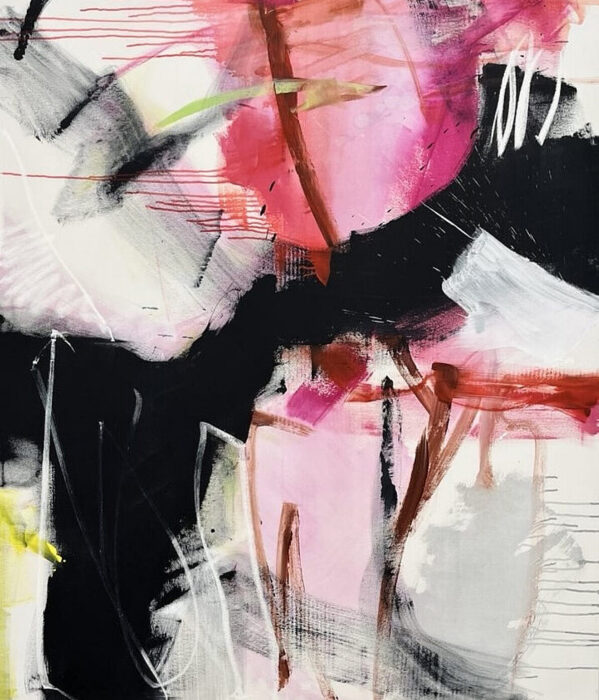 Ohne Titel, Acryl auf Leinwand 140 x 120cm, 2024