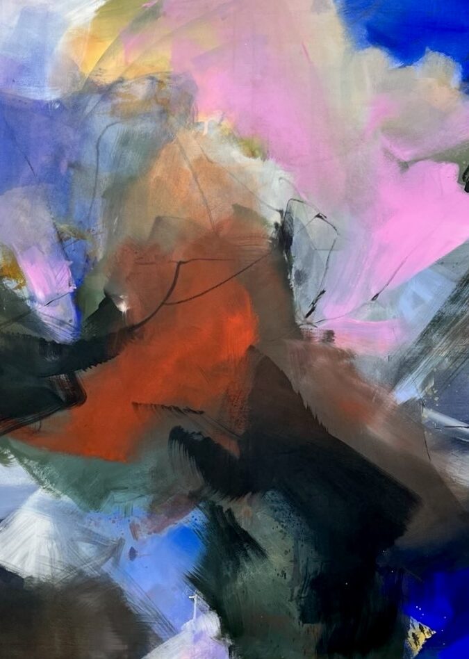 Ohne Titel, Öl auf Leinwand 140 x 120cm, 2024