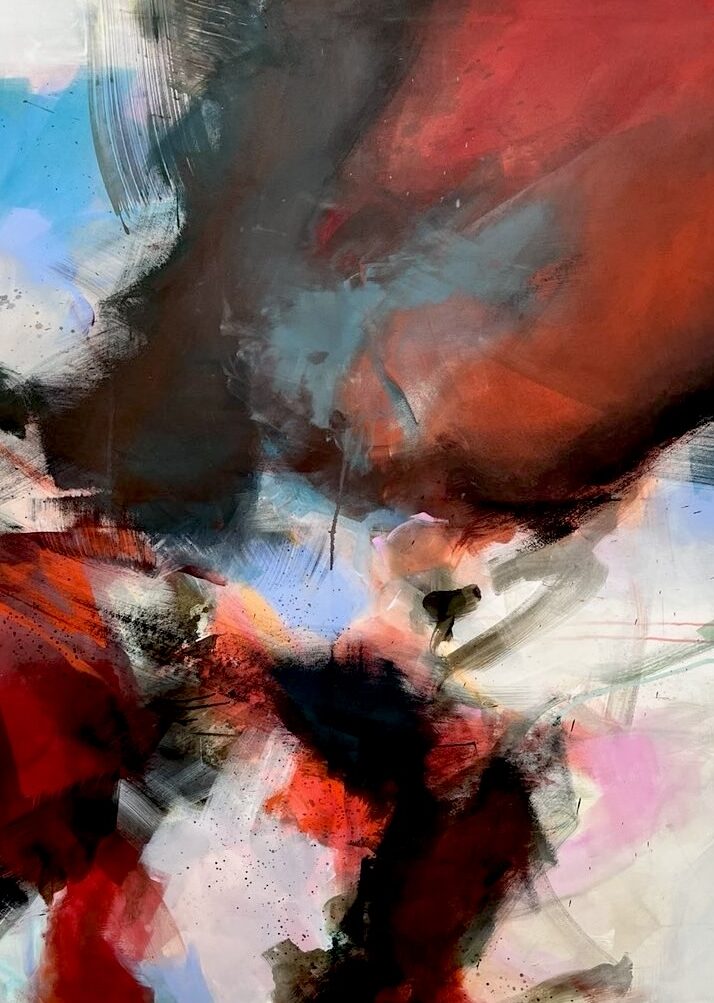 Ohne Titel, Öl auf Leinwand 140 x 120cm, 2024