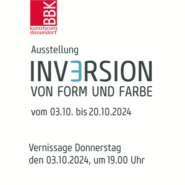 Ausstellung Inversion BBK Kunstforum