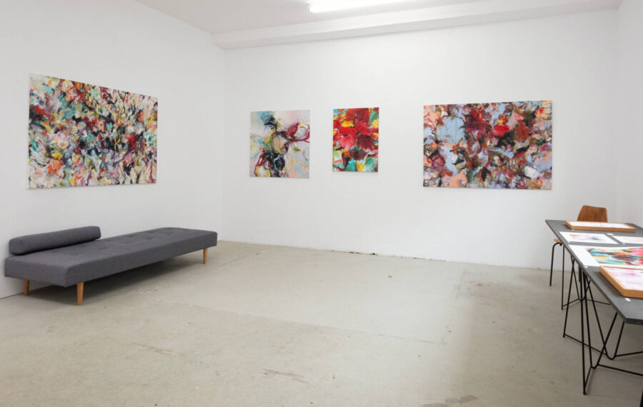 Mein Atelier zu den Kunstpunkten in Düsseldorf 