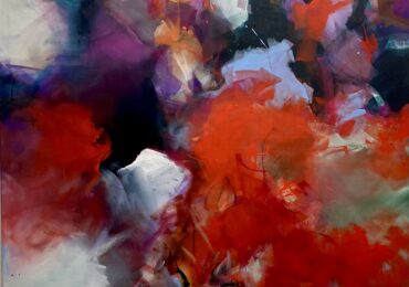 Untitled, acrylic on canvas, 106 x 150cm