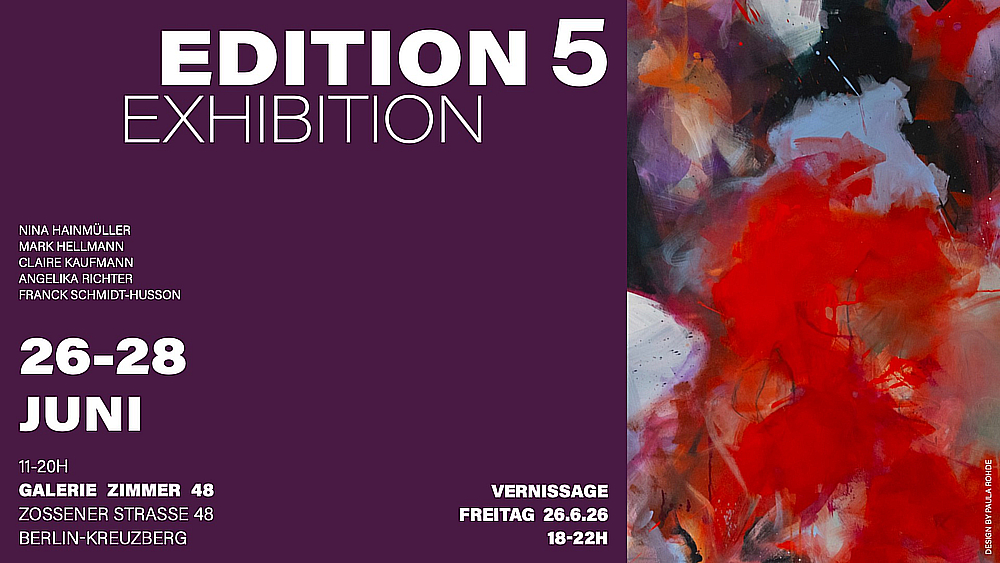 Ausstellung Edition5 Berlin Galerie Zimmer48