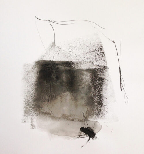 Tusche, Bleistift auf Papier, 30 x 30 cm