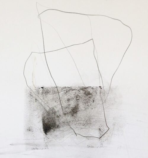Tusche, Bleistift auf Papier, 30 x 30 cm
