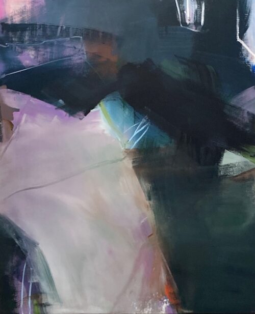 Ohne Titel, Acryl auf Leinwand 140 x 120 cm, 2024