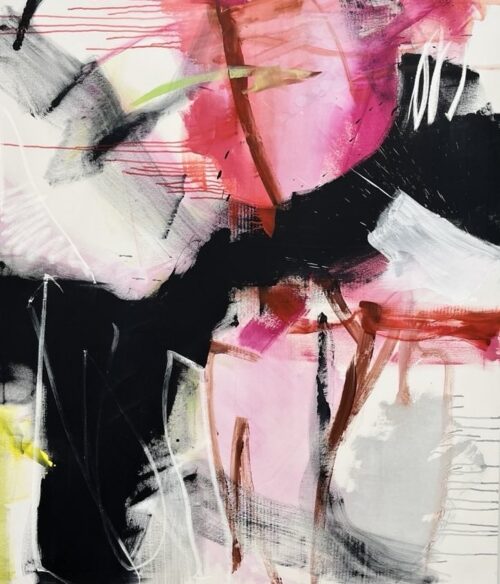 Ohne Titel, Acryl auf Leinwand 140 x 120 cm, 2024