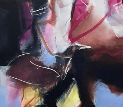 Ohne Titel, Acryl auf Leinwand, 120 x 140 cm, 2024