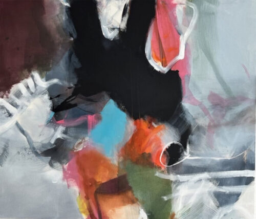Ohne Titel, Acryl auf Leinwand, 120 x 140 cm, 2024